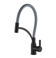 Смеситель для кухни Fmark FS8244H-04 цвет Черный Серый