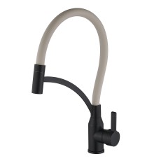 Смеситель для кухни Fmark FS8244H-12 цвет Черный Бежевый