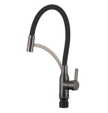 Смеситель для кухни Fmark FS8244Q-01 цвет Графит Черный