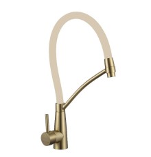 Смеситель для кухни Fmark FS8255C-12 цвет Золото матовое Бежевый