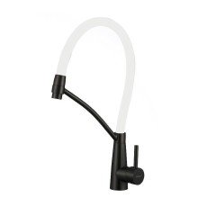 Смеситель для кухни Fmark FS8255H-02 цвет Черный Белый