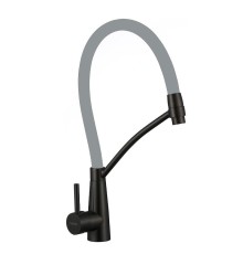 Смеситель для кухни Fmark FS8255H-04 цвет Черный Серый