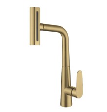 Смеситель для кухни Fmark FS8277C цвет Золото матовое