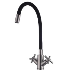 Смеситель для кухни Fmark FS8442-01 цвет Сатин Черный