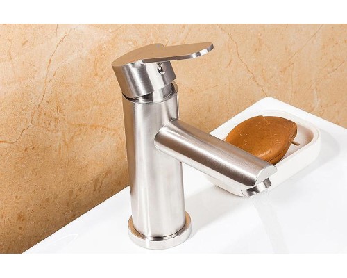 Смеситель для раковины Frap F10801 Сатин