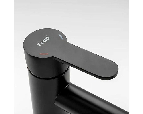 Смеситель для раковины Frap F10801-6 Черный матовый