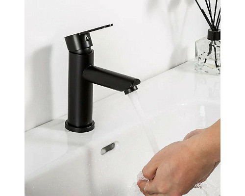 Смеситель для раковины Frap F10801-6 Черный матовый