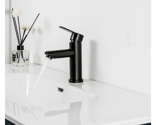 Смеситель для раковины Frap F10801-6 Черный матовый