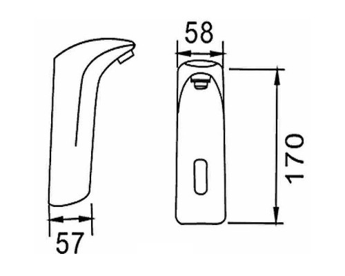 Смеситель для раковины Frap F511-1 Хром