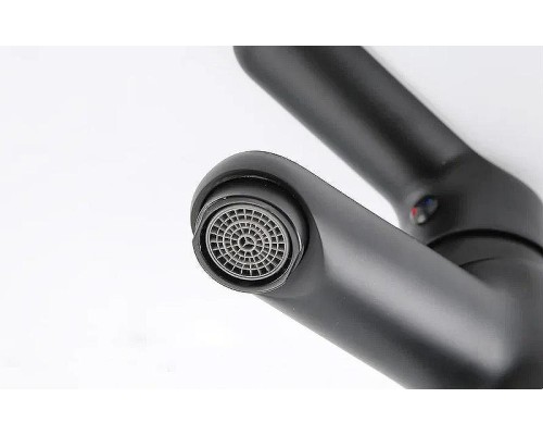 Смеситель для раковины Frap H17-6 F1017-6 Черный матовый