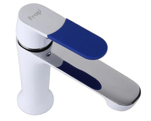 Смеситель для раковины Frap H34 F1034 Белый Хром