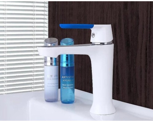 Смеситель для раковины Frap H34 F1034 Белый Хром