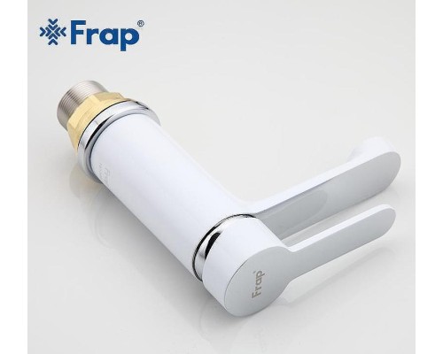 Смеситель для раковины Frap H41 F1041 Белый Хром