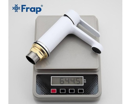 Смеситель для раковины Frap H41 F1041 Белый Хром