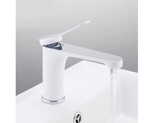 Смеситель для раковины Frap H45 F1045 Белый Хром