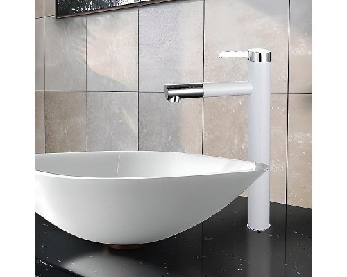 Смеситель для раковины Frap H52 F1052-15 Белый Хром