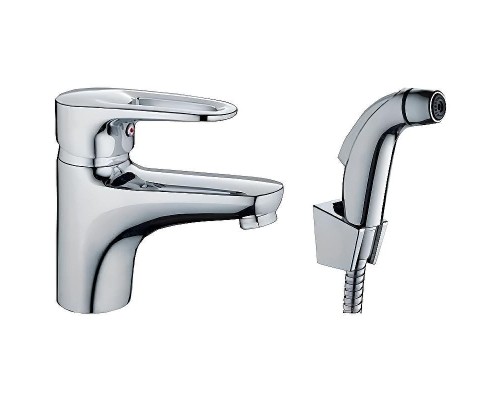 Смеситель для раковины Frap H68 F1268 с гигиеническим душем Хром