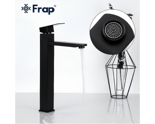 Смеситель для раковины Frap H802-6 F10802-62 Черный матовый