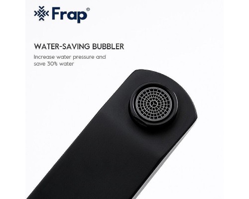 Смеситель для раковины Frap H802-6 F10802-62 Черный матовый