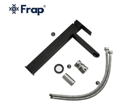 Смеситель для раковины Frap H802-6 F10802-62 Черный матовый