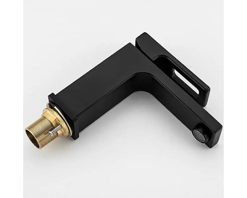 Смеситель для раковины Gappo G1017-6 Черный матовый