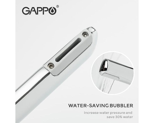 Смеситель для раковины Gappo G1052-80 Хром