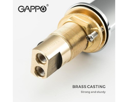 Смеситель для раковины Gappo G1052-80 Хром