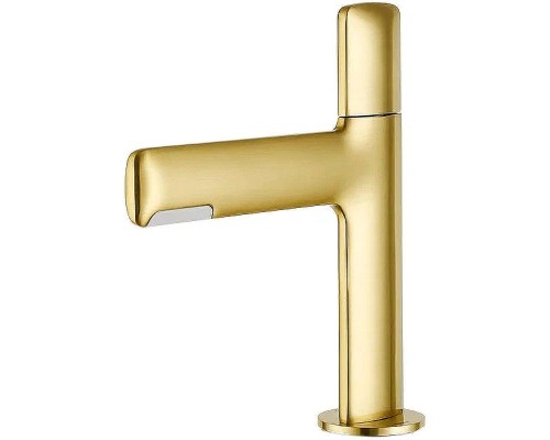 Смеситель для раковины Gappo G1052-81 Золотой сатин