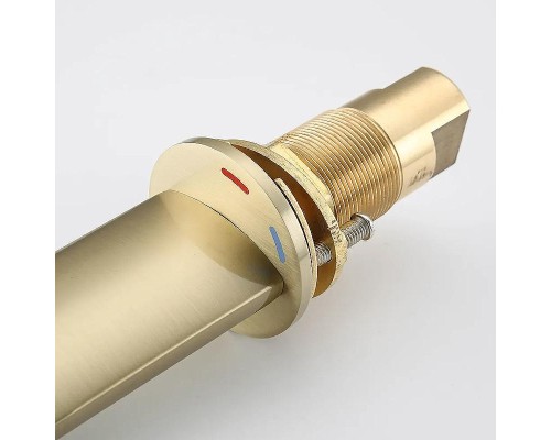 Смеситель для раковины Gappo G1052-81 Золотой сатин