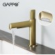 Смеситель для раковины Gappo G1052-81 Золотой сатин