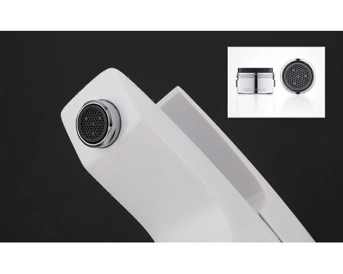 Смеситель для раковины Gappo G07 G1007-7 Белый Хром