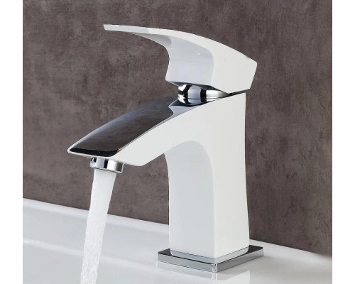 Смеситель для раковины Gappo G07 G1007-7 Белый Хром