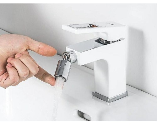 Смеситель для биде Gappo G17-8 G5017-8 Белый Хром