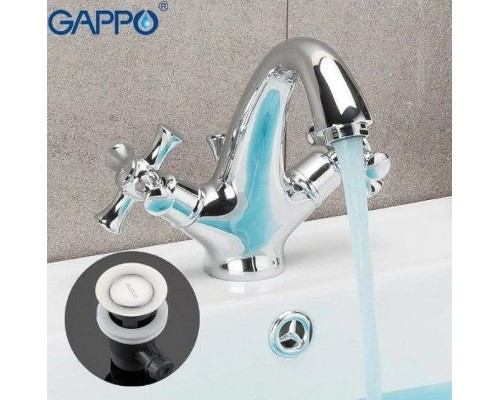 Смеситель для раковины Gappo G42 G1042 Хром