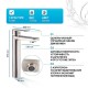 Смеситель для раковины Gappo G99-20 G1099-22 Сатин