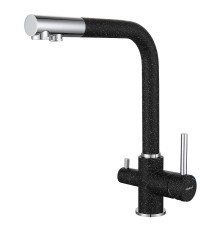 Смеситель для кухни GranFest 3611 цвет Черный