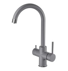 Смеситель для кухни GranFest GF-Z-5422 цвет Темно-серый