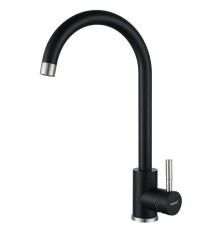 Смеситель для кухни GranFest Z-5410 цвет Черный