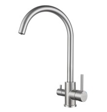 Смеситель для кухни GranFest Z-5420 цвет Нержавеющая сталь