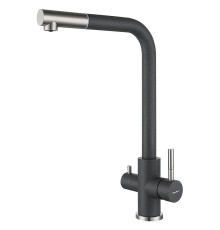 Смеситель для кухни GranFest Z-5421 цвет Темно-серый