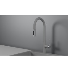 Смеситель для кухни Granula 8168 цвет Алюминиум