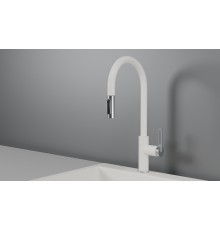 Смеситель для кухни Granula 8168 цвет Арктик