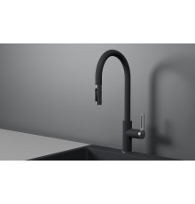 Смеситель для кухни Granula 8168 цвет Графит