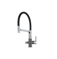 Смеситель для кухни Granula 0075 цвет Графит