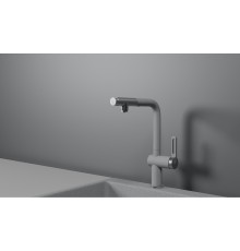 Смеситель для кухни Granula 8169 цвет Базальт