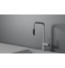 Смеситель для кухни Granula 8173 цвет Базальт