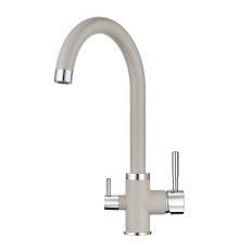 Смеситель для кухни Granula 2168 цвет Базальт