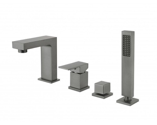 Смеситель на борт ванны Grocenberg GB6008-1BG цвет Графит