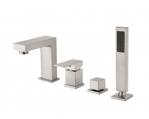 Смеситель на борт ванны Grocenberg GB6008-1NK цвет Никель