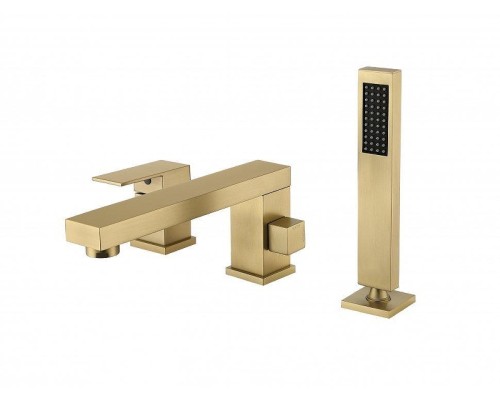 Смеситель на борт ванны Grocenberg GB6008MG цвет Золото матовое